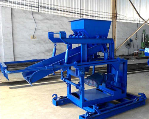 藍色擺桿式加料機